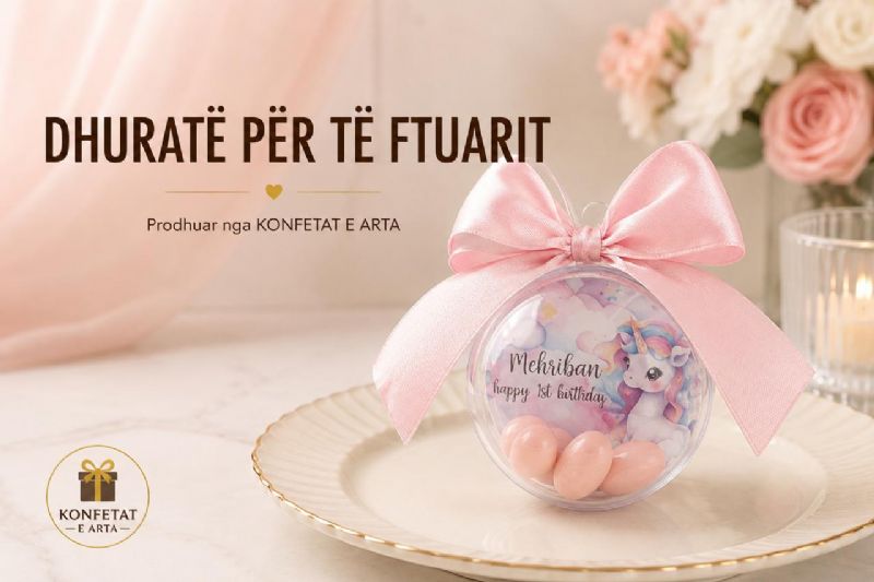 konfete glob me foto te personalizuar